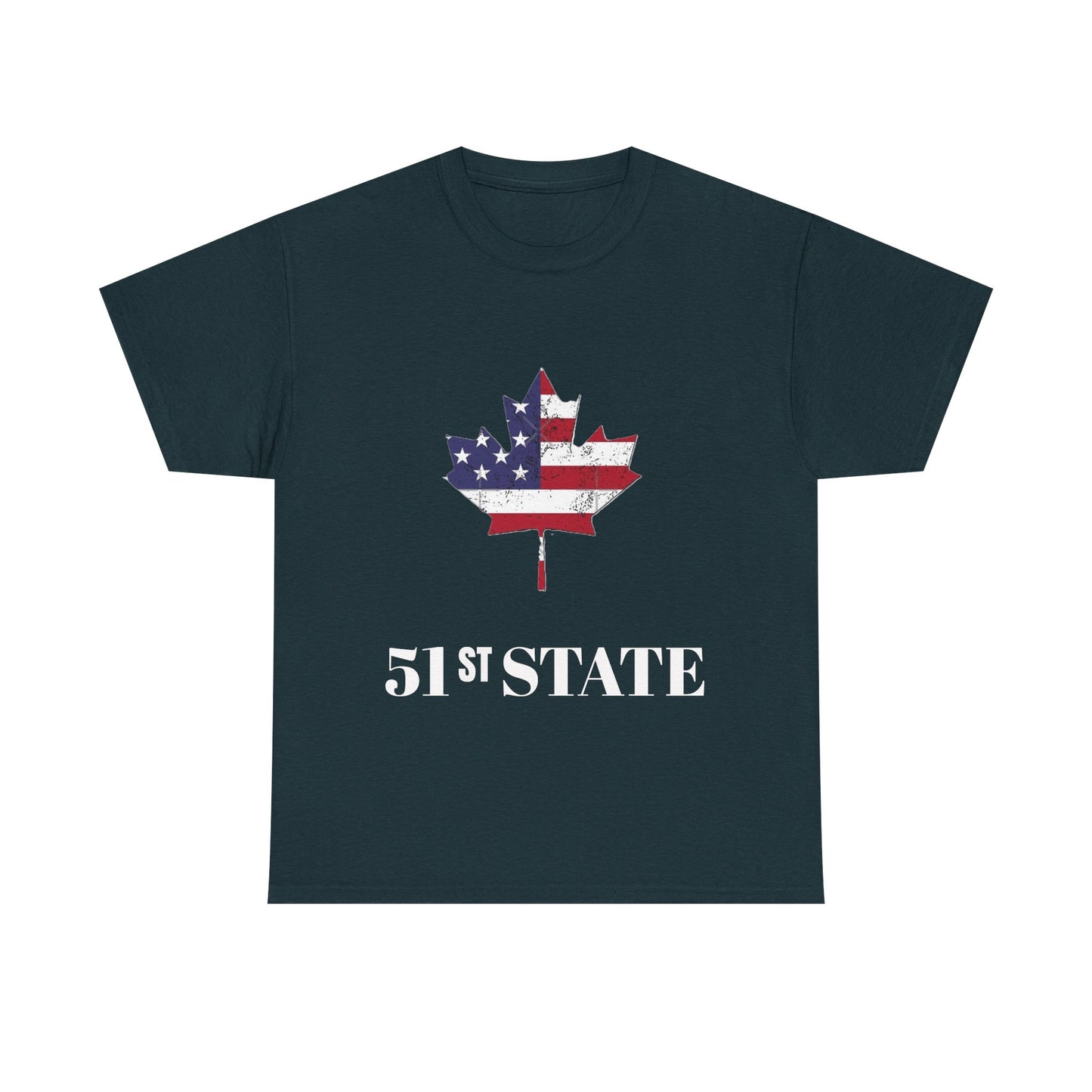 Patriotic Maple Leaf Unisex Heavy Cotton Tee