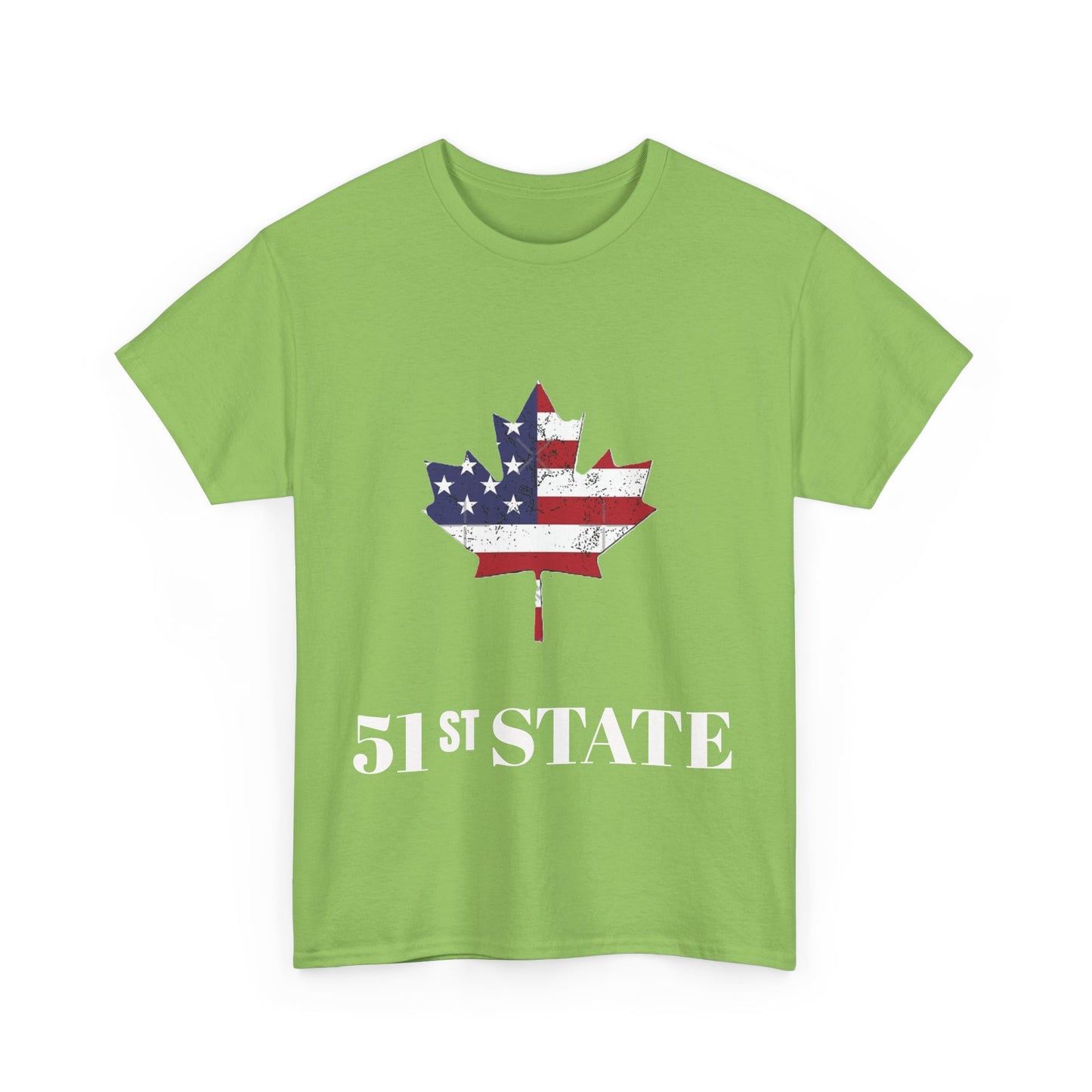 Patriotic Maple Leaf Unisex Heavy Cotton Tee