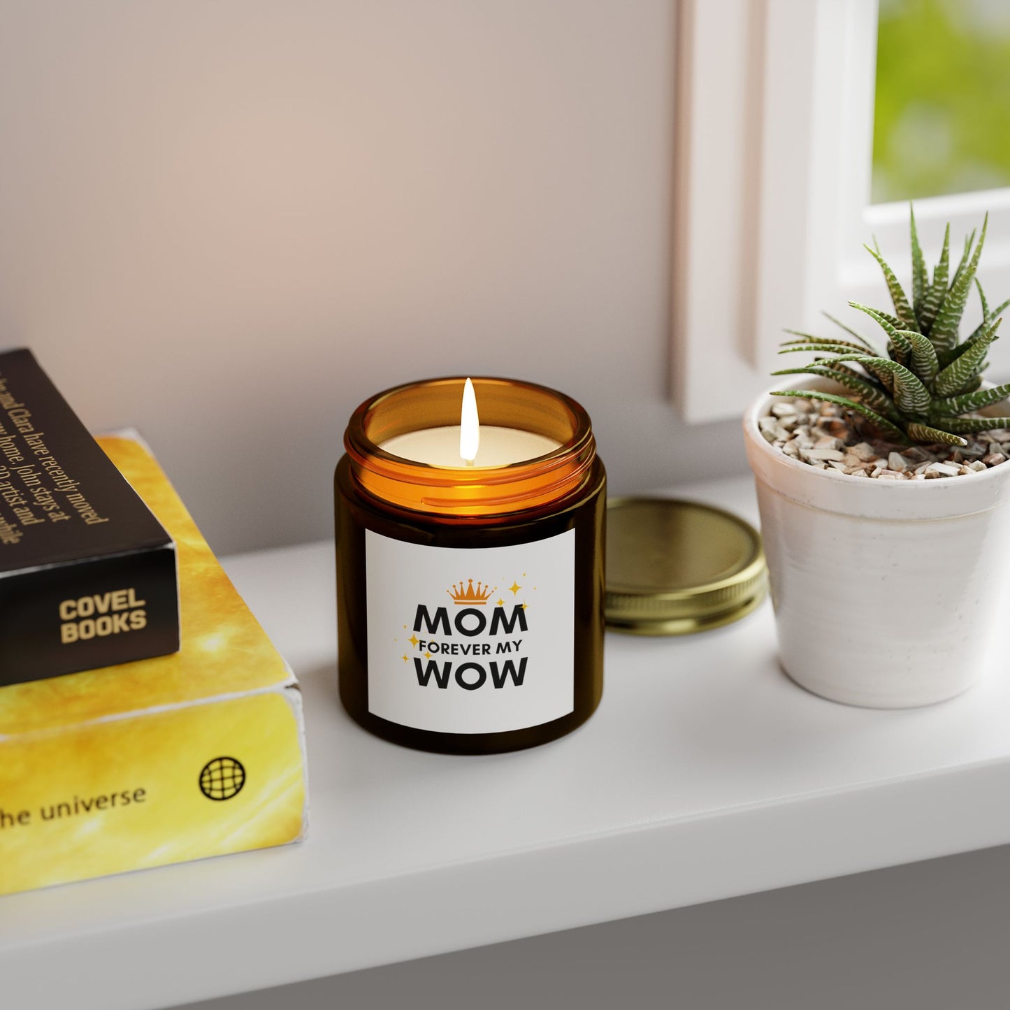 Scented Candle, Coconut Apricot Wax (4oz) - Mother's Day Gift