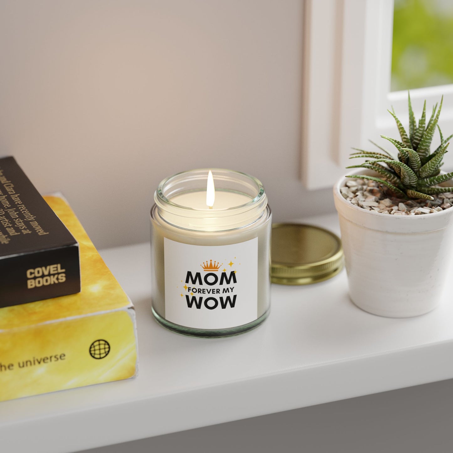 Scented Candle, Coconut Apricot Wax (4oz) - Mother's Day Gift