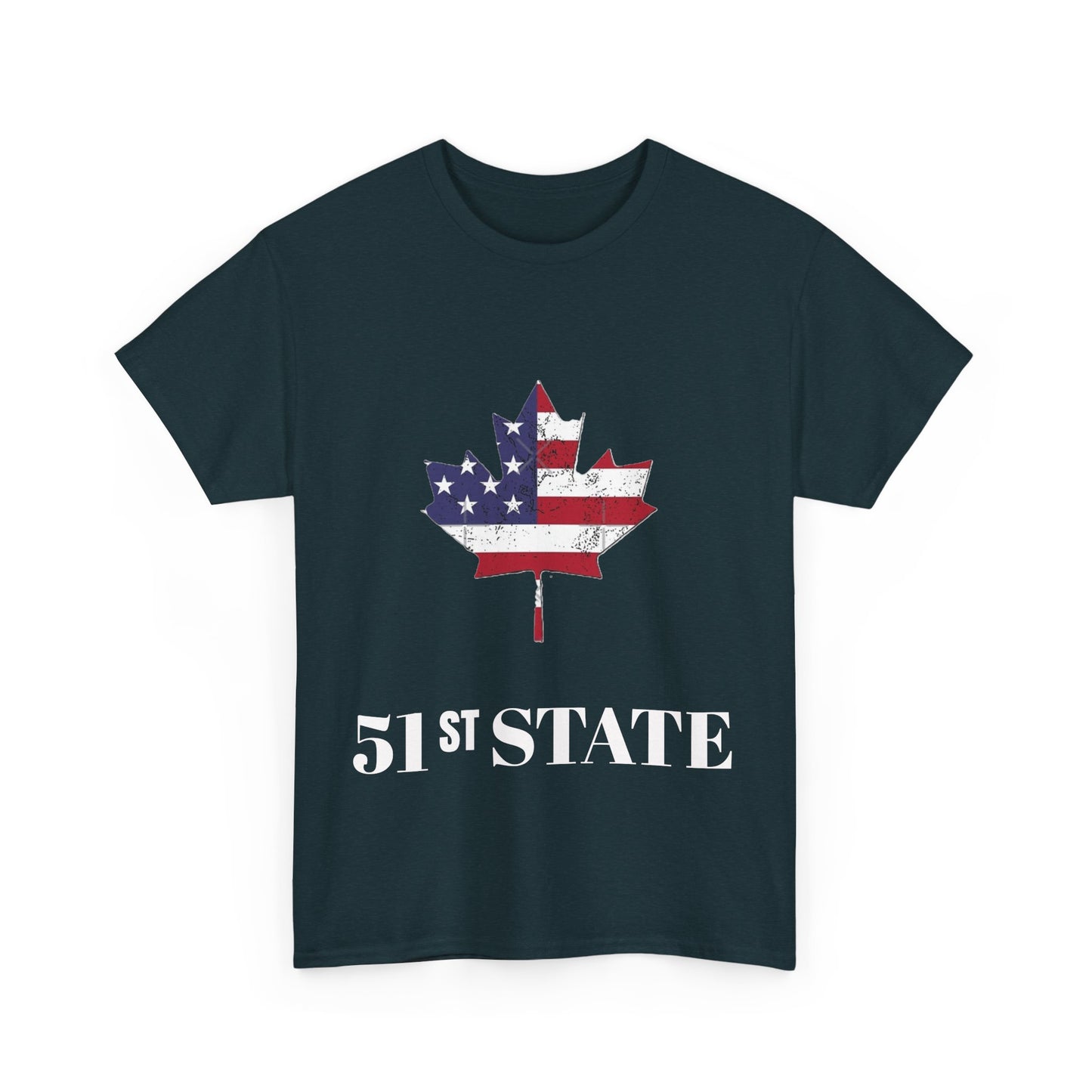 Patriotic Maple Leaf Unisex Heavy Cotton Tee