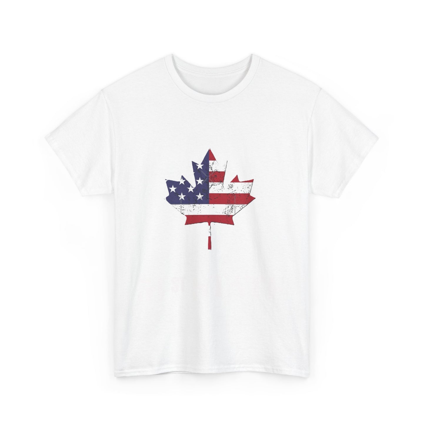 Patriotic Maple Leaf Unisex Heavy Cotton Tee