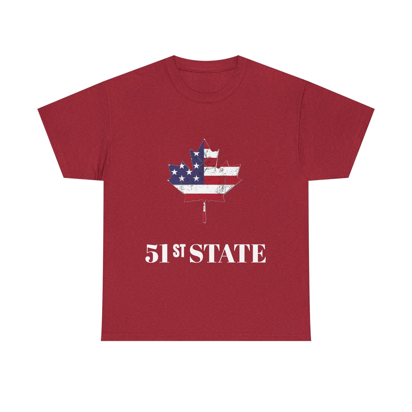 Patriotic Maple Leaf Unisex Heavy Cotton Tee