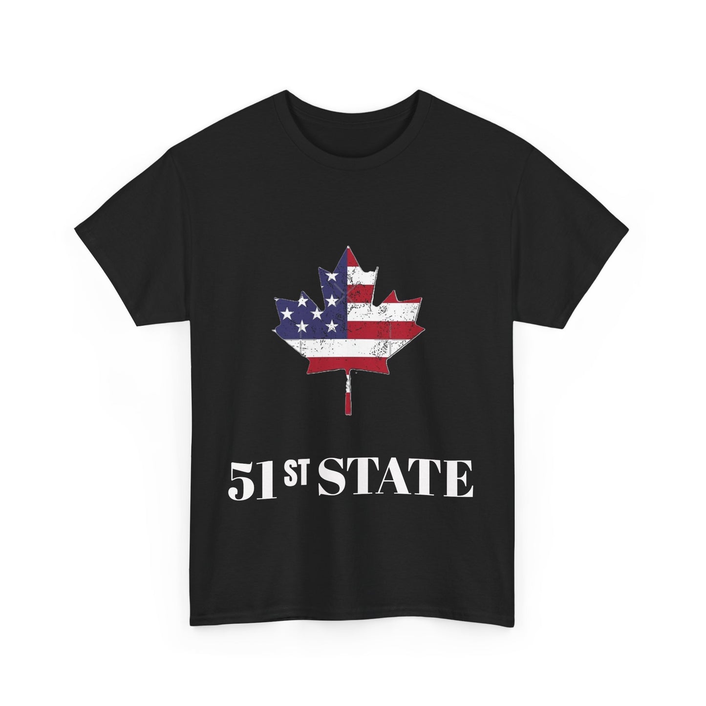 Patriotic Maple Leaf Unisex Heavy Cotton Tee