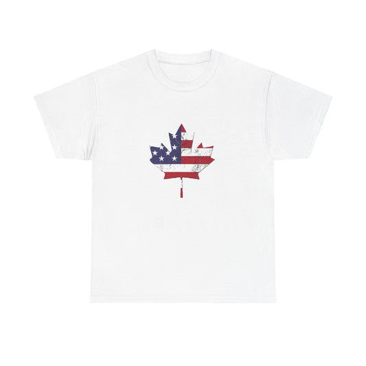 Patriotic Maple Leaf Unisex Heavy Cotton Tee