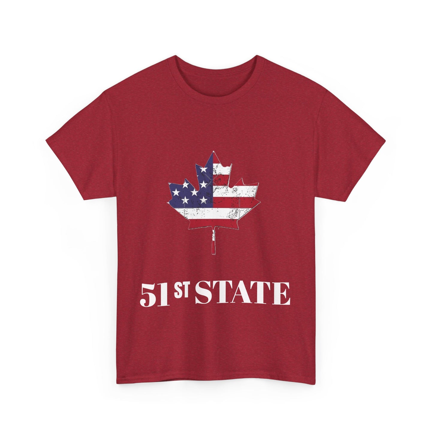 Patriotic Maple Leaf Unisex Heavy Cotton Tee